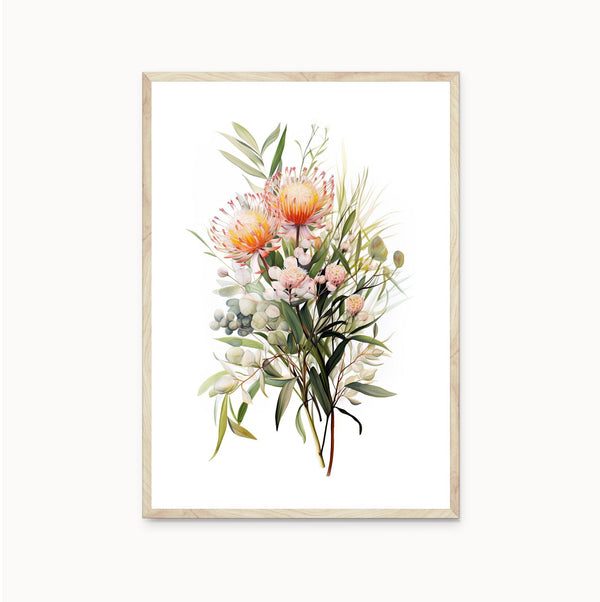 Native Flowers Poster 02 - Australia Unseen