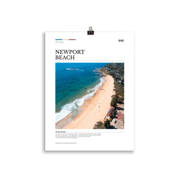 Newport Beach Editorial Poster - Australia Unseen