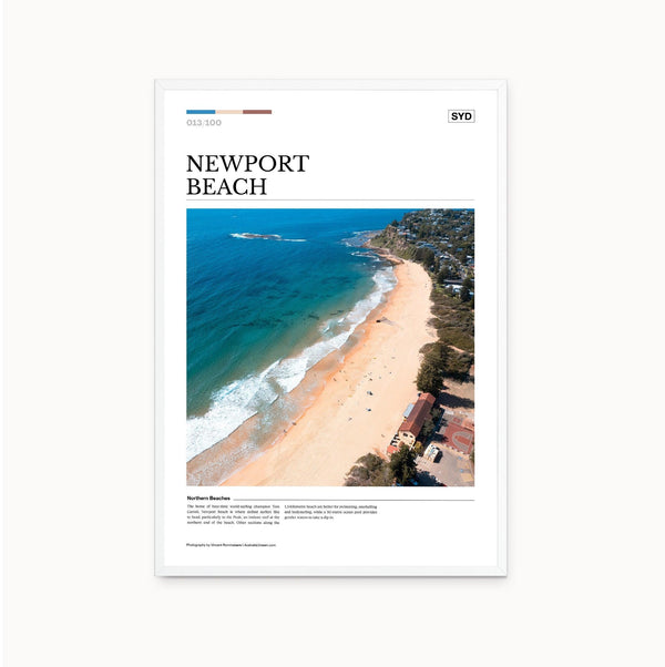 Newport Beach Editorial Poster - Australia Unseen