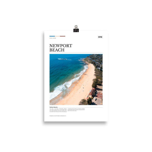 Newport Beach Editorial Poster - Australia Unseen