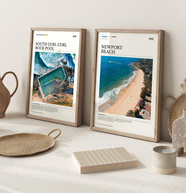 Newport Beach Editorial Poster - Australia Unseen