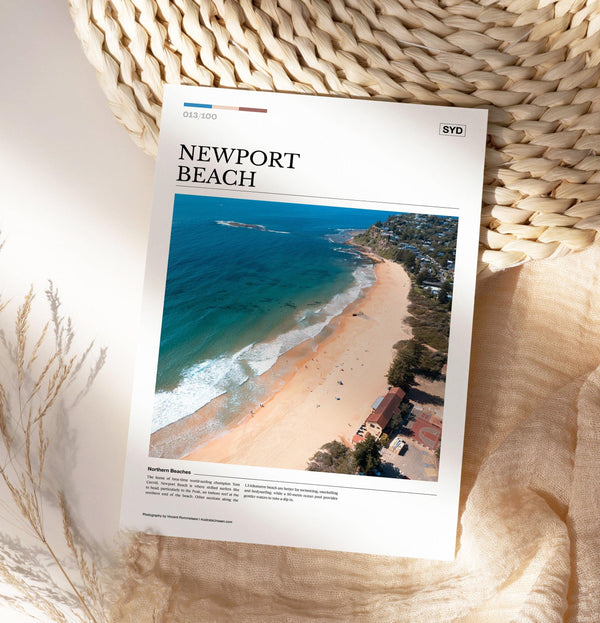 Newport Beach Editorial Poster - Australia Unseen