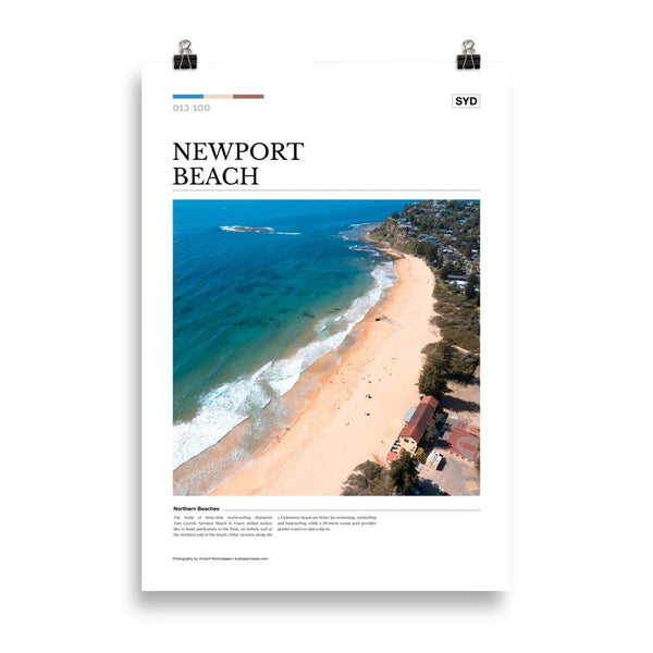 Newport Beach Editorial Poster - Australia Unseen