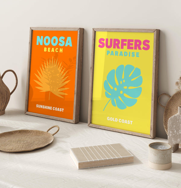 Noosa Beach Poster - Australia Unseen