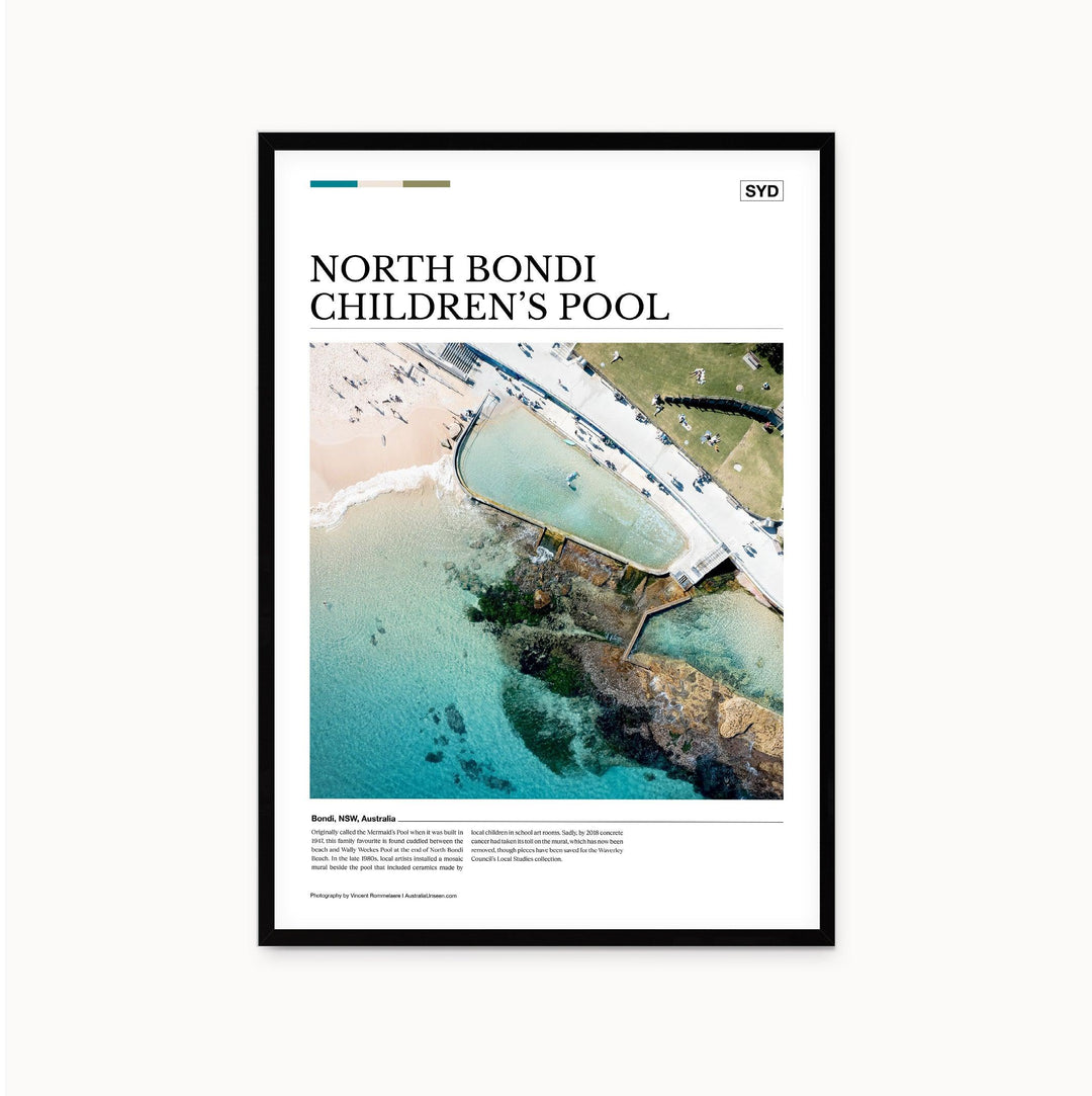 North Bondi Children’s Pool Editorial Poster - Australia Unseen