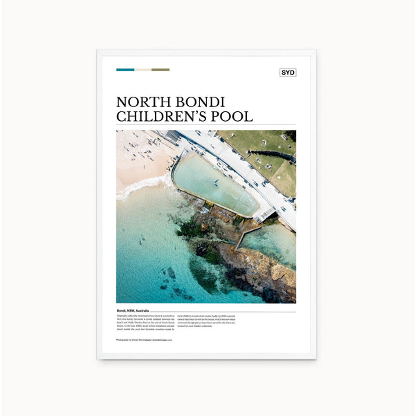 North Bondi Children’s Pool Editorial Poster - Australia Unseen