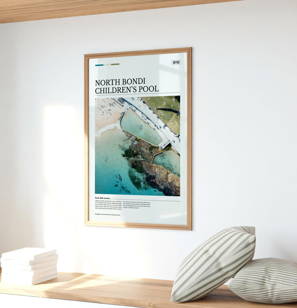 North Bondi Children’s Pool Editorial Poster - Australia Unseen