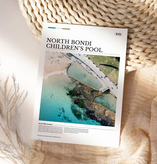 North Bondi Children’s Pool Editorial Poster - Australia Unseen