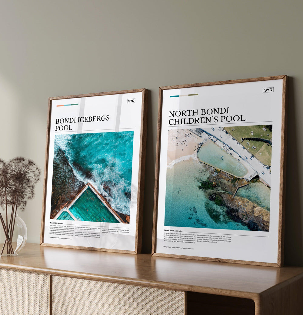 North Bondi Children’s Pool Editorial Poster - Australia Unseen