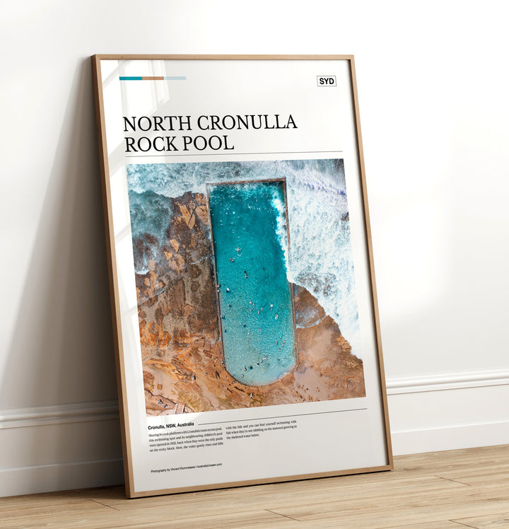 North Cronulla Rock Pool Editorial Poster - Australia Unseen