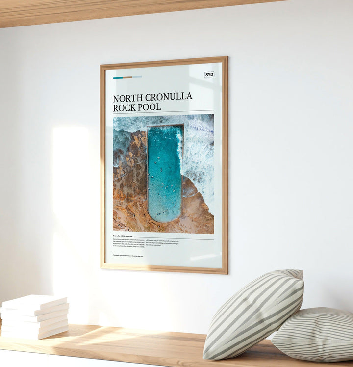 North Cronulla Rock Pool Editorial Poster - Australia Unseen