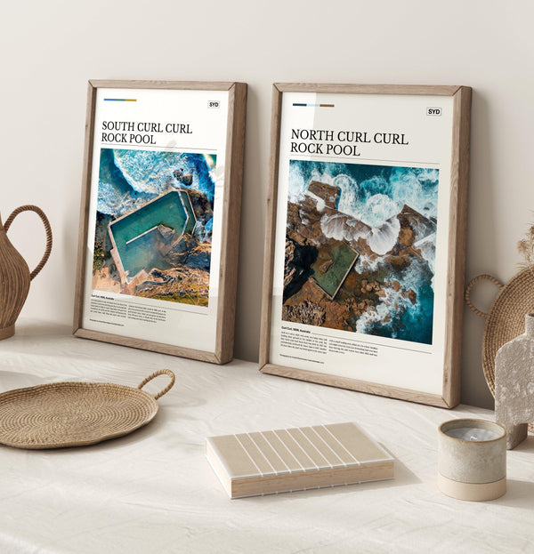 North Curl Curl Rock Pool Editorial Poster - Australia Unseen