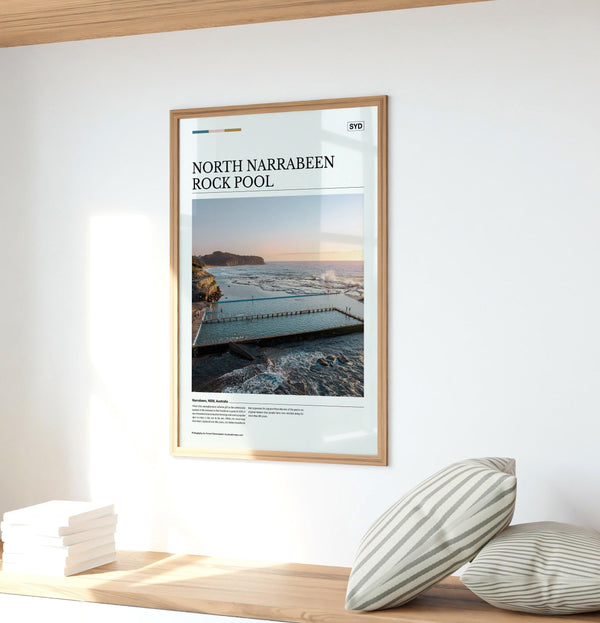 North Narrabeen Rock Pool Editorial Poster - Australia Unseen