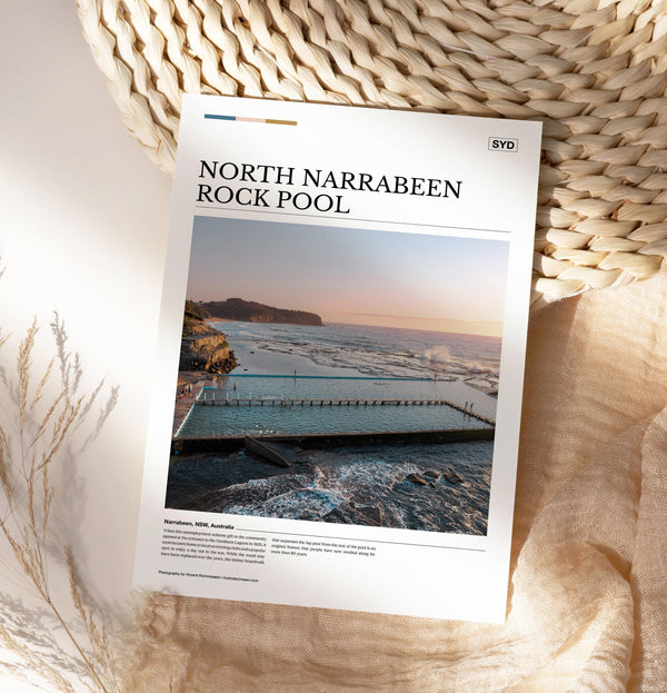 North Narrabeen Rock Pool Editorial Poster - Australia Unseen
