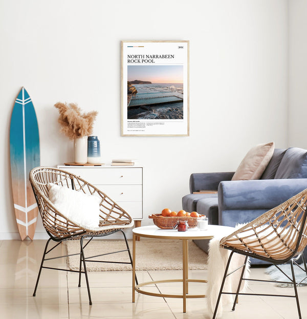 North Narrabeen Rock Pool Editorial Poster - Australia Unseen