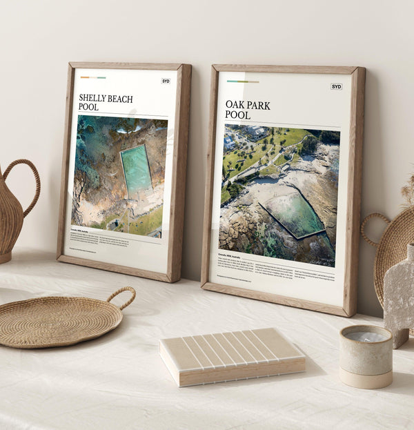 Oak Park Pool Editorial Poster - Australia Unseen