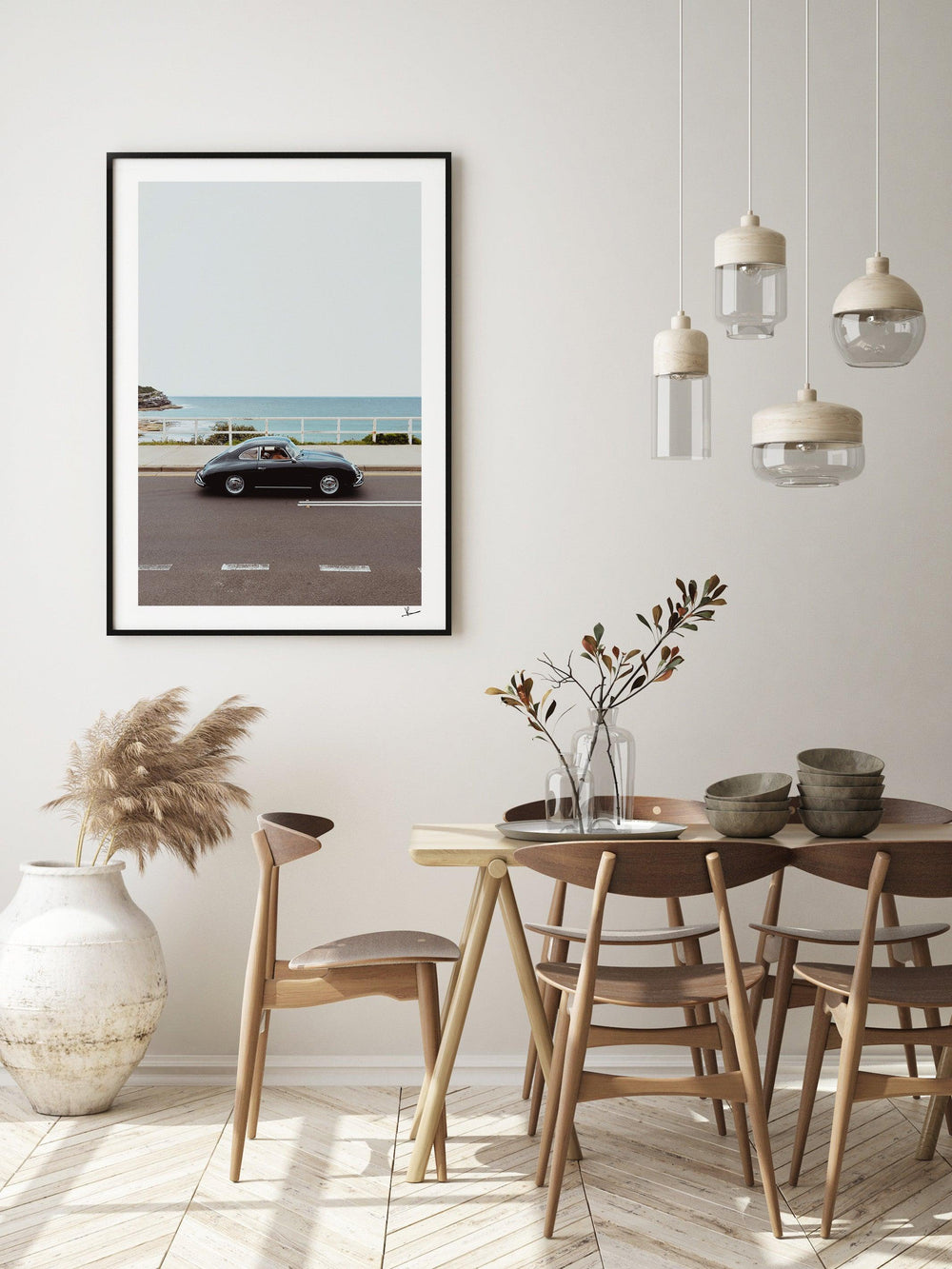 Ocean Drive 01 - Porsche 356 - Wall Art Print - Australia Unseen