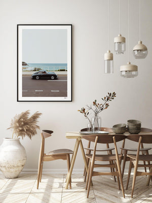 Ocean Drive 01 - Porsche 356 - Wall Art Print - Australia Unseen