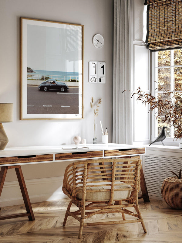 Ocean Drive 01 - Porsche 356 - Wall Art Print - Australia Unseen