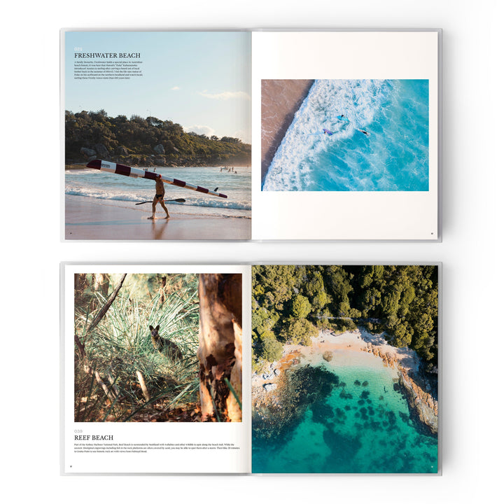 One Hundred Beaches Sydney + Free A3 Explorer Guide - Australia Unseen