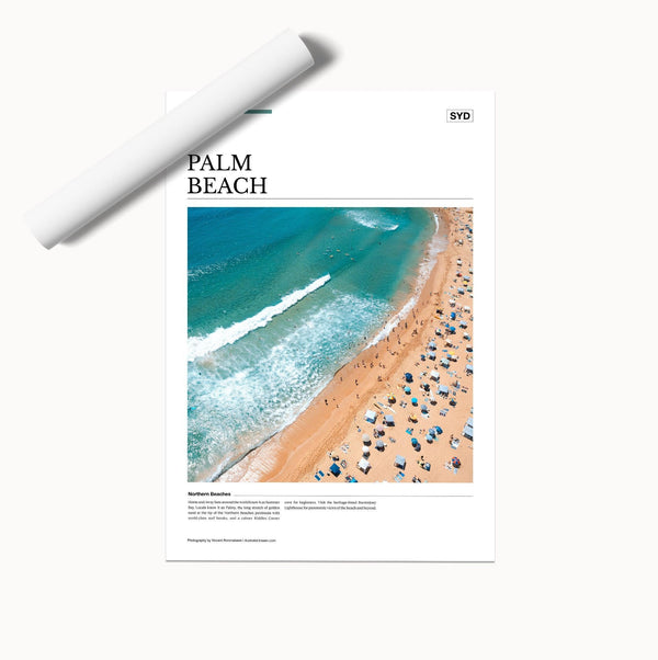 Palm Beach Editorial Poster - Australia Unseen