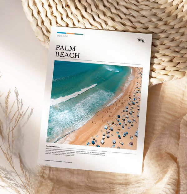 Palm Beach Editorial Poster - Australia Unseen