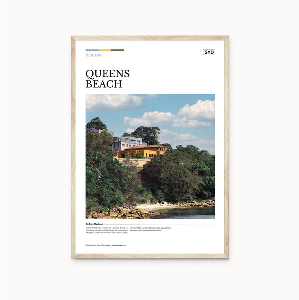 Queens Beach Editorial Poster - Australia Unseen