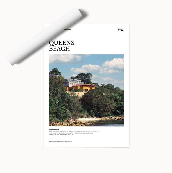 Queens Beach Editorial Poster - Australia Unseen