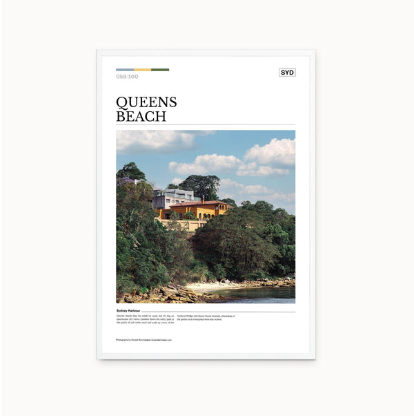 Queens Beach Editorial Poster - Australia Unseen