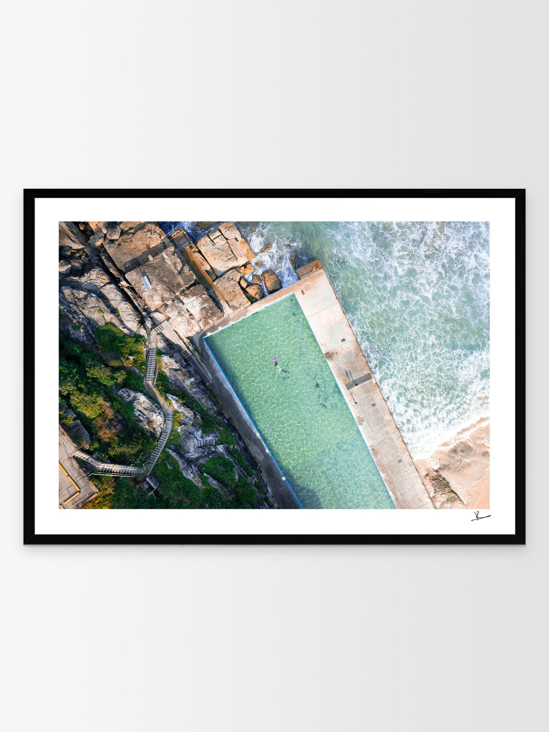 Queenscliff Rock Pool 01 - Wall Art Print - Australia Unseen