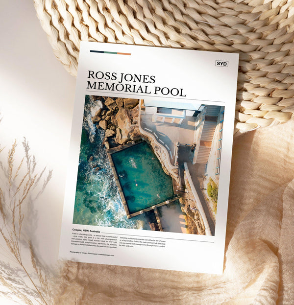 Ross Jones Memorial Pool Editorial Poster - Australia Unseen