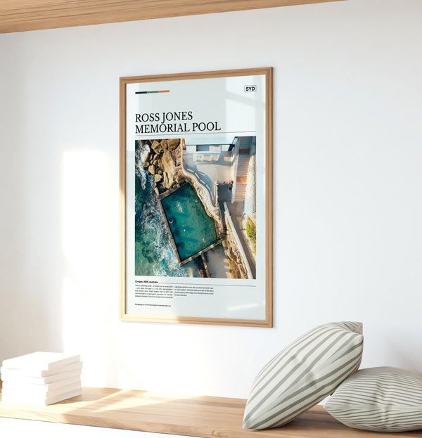 Ross Jones Memorial Pool Editorial Poster - Australia Unseen