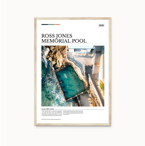 Ross Jones Memorial Pool Editorial Poster - Australia Unseen