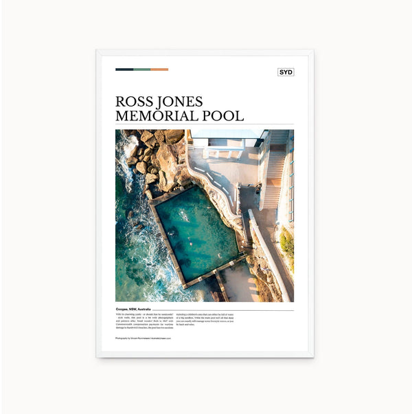 Ross Jones Memorial Pool Editorial Poster - Australia Unseen