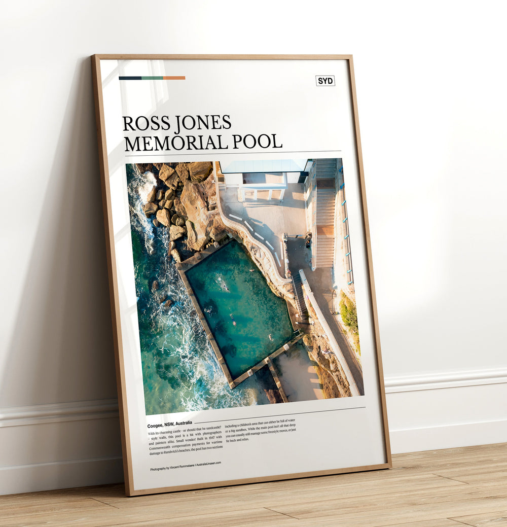 Ross Jones Memorial Pool Editorial Poster - Australia Unseen