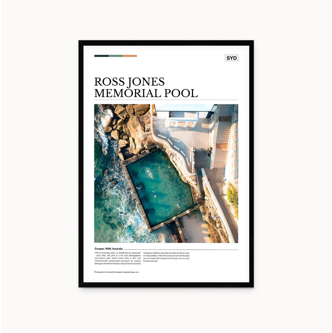 Ross Jones Memorial Pool Editorial Poster - Australia Unseen