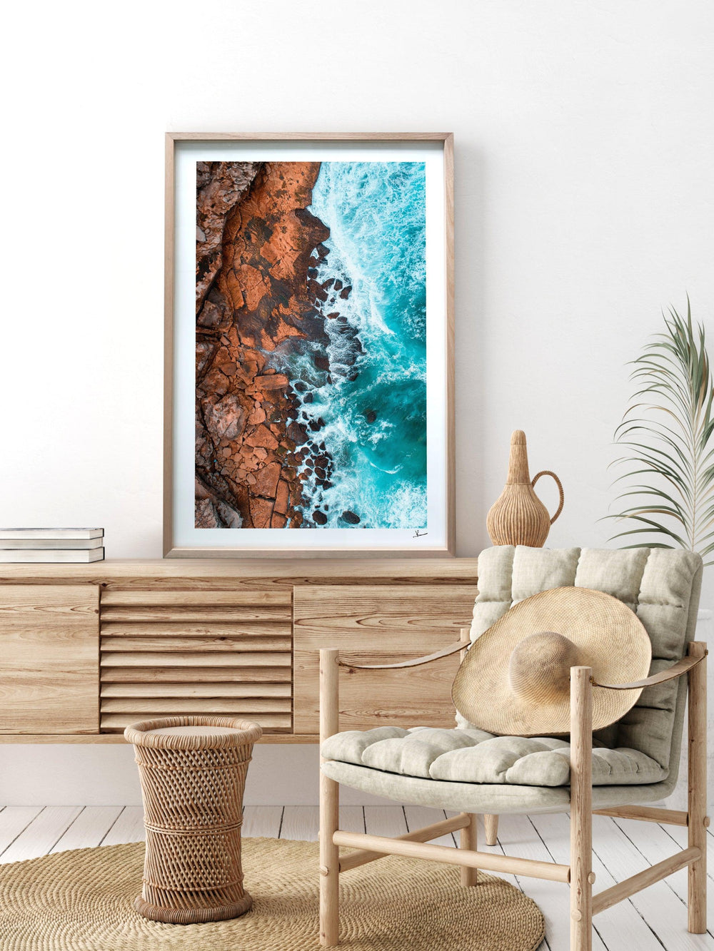Salty Rock 01 - Wall Art Print - Australia Unseen