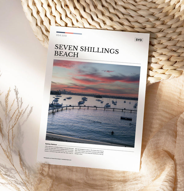 Seven Shillings Beach Editorial Poster - Australia Unseen