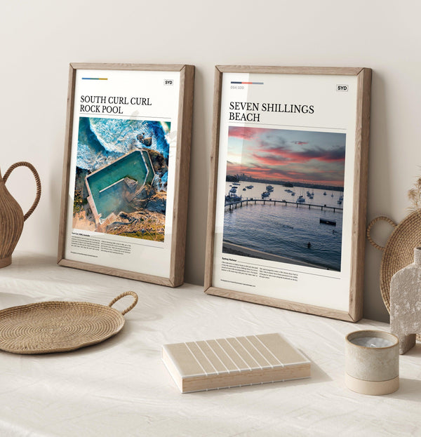 Seven Shillings Beach Editorial Poster - Australia Unseen