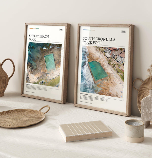 South Cronulla Rock Pool Editorial Poster - Australia Unseen