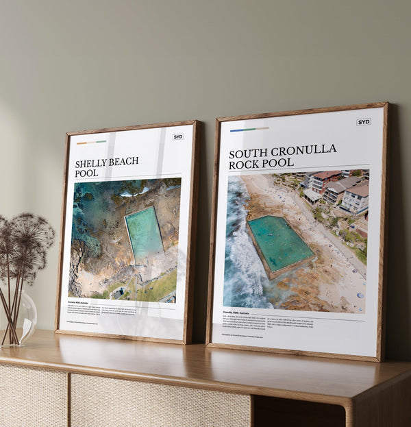 South Cronulla Rock Pool Editorial Poster - Australia Unseen