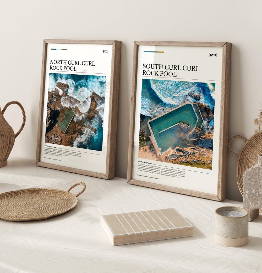 South Curl Curl Rock Pool Editorial Poster - Australia Unseen