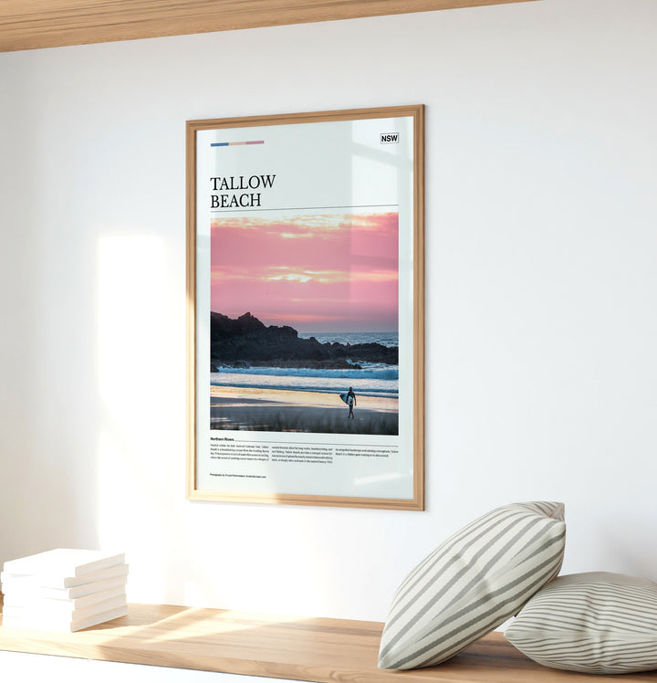 Tallow Beach Editorial Poster - Australia Unseen