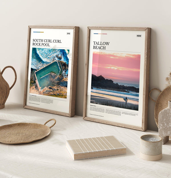 Tallow Beach Editorial Poster - Australia Unseen