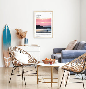 Tallow Beach Editorial Poster - Australia Unseen