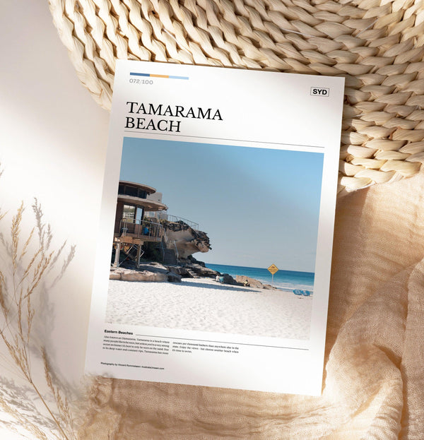 Tamarama Beach Editorial Poster - Australia Unseen