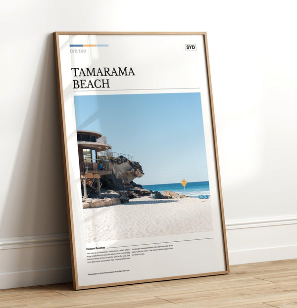 Tamarama Beach Editorial Poster - Australia Unseen