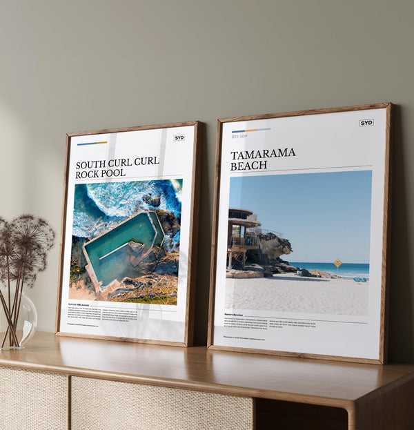 Tamarama Beach Editorial Poster - Australia Unseen