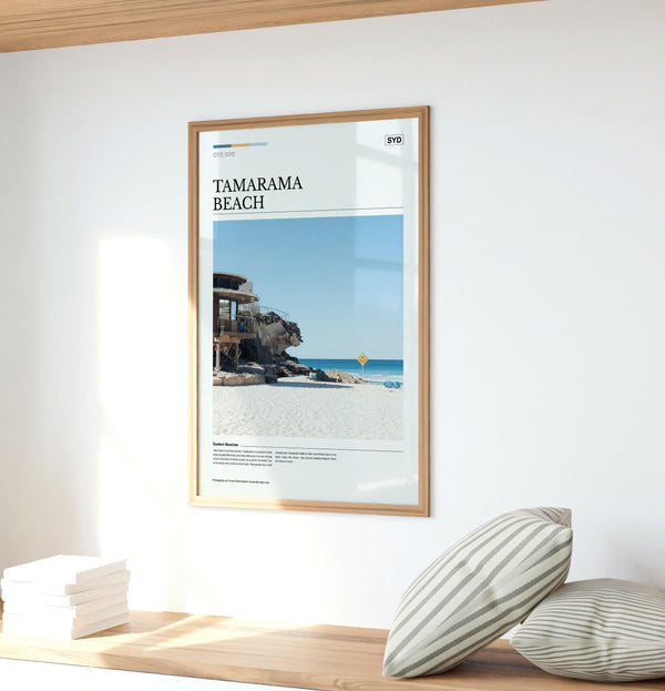 Tamarama Beach Editorial Poster - Australia Unseen