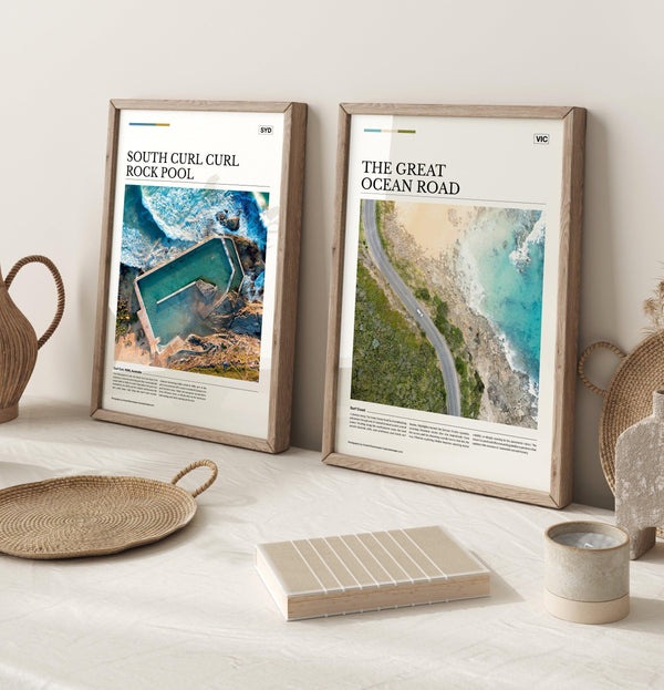 The Great Ocean Road Editorial Poster - Australia Unseen